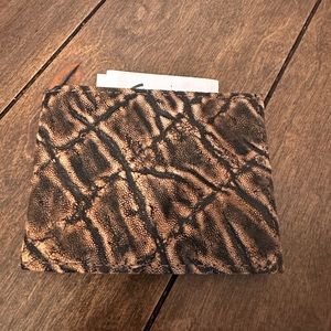 Torino Leather Elephant Card Case Cognac